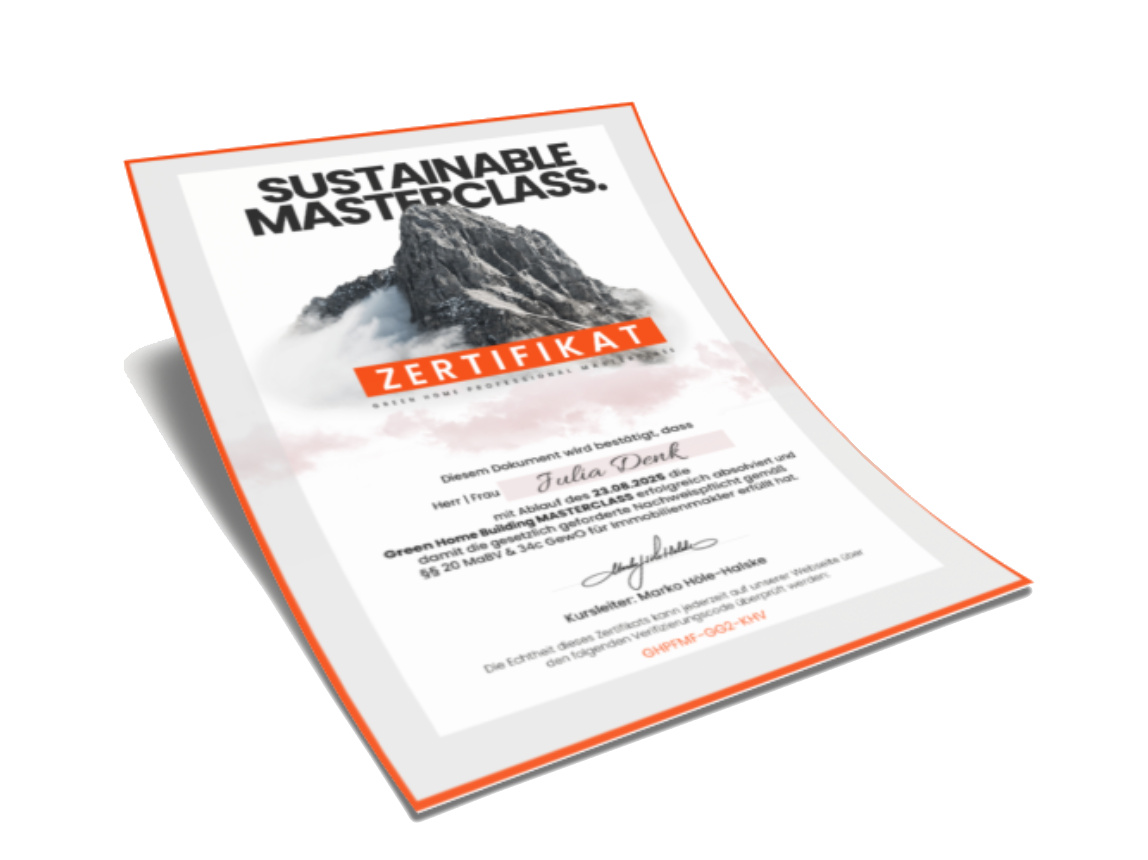 Masterclass - Erkennung, Risiken & die Makler-Nachweispflicht gemäß § 34c GewO und MaBV